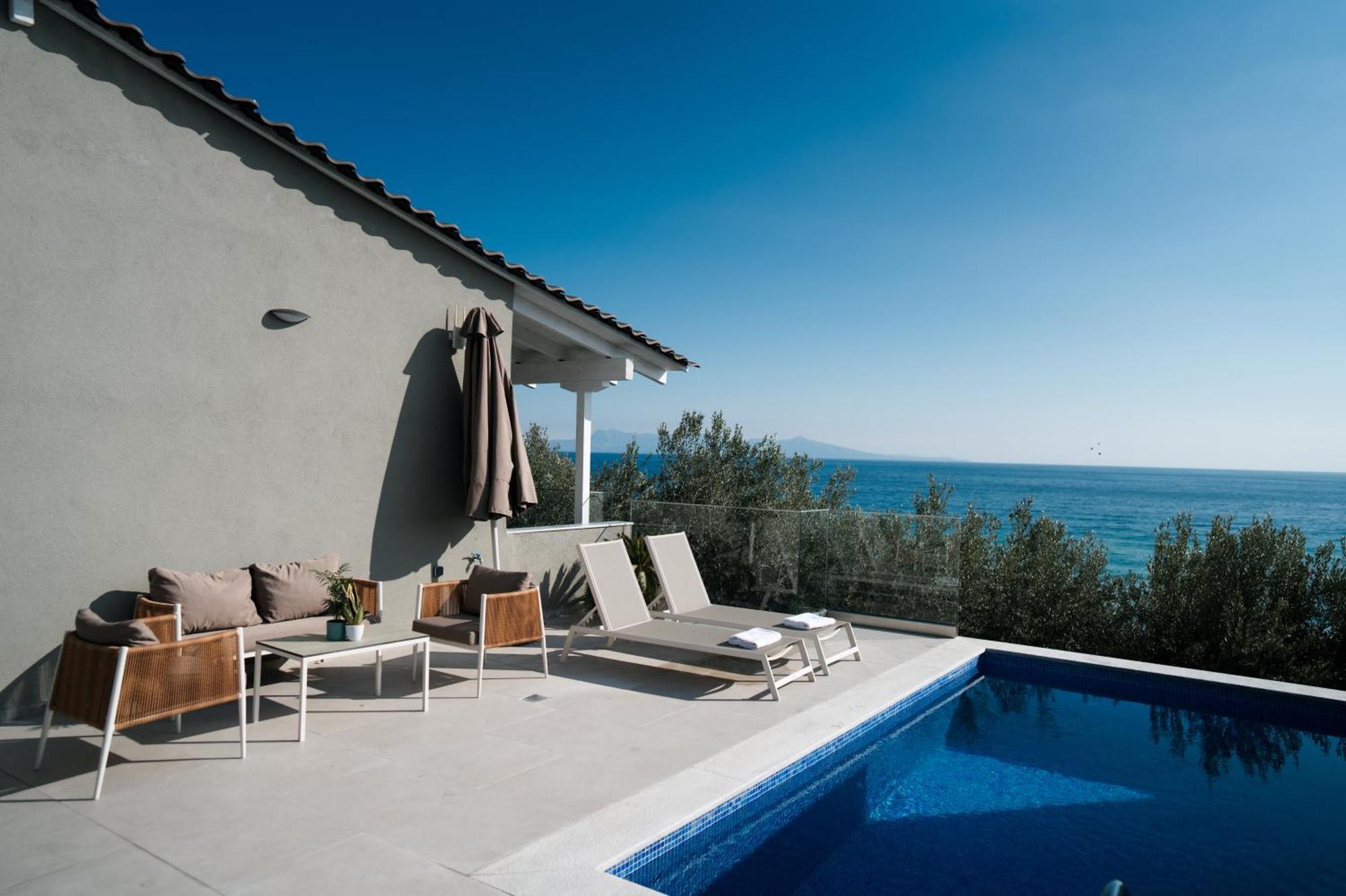 Aegean View Villa Loutra Elevtheron Exterior foto