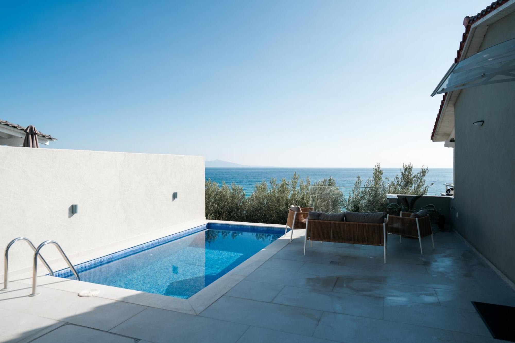 Aegean View Villa Loutra Elevtheron Exterior foto
